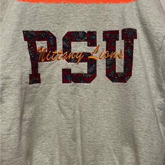 Vintage 90s Penn‎ State PSU Nittany Lions Crewneck Sweatshirt Gray Mens Large - Picture 7 of 7
